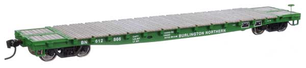 WalthersMainline 53' GSC Flatcar - Burlington Northern #612886 - HO Scale