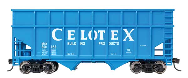 WalthersMainline (910-6813) | 36' Wood Chip Hopper | Celotex NFCX #660055 | HO Scale [PRE-ORDER]