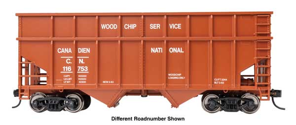 WalthersMainline (910-6818) | 36' Wood Chip Hopper | Canadian National #116762 | HO Scale [PRE-ORDER]
