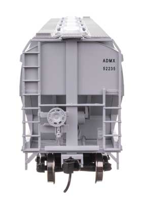 WalthersMainline 60' NSC 5150 3-Bay Covered Hopper (910-7738) | Archer-Daniels-Midland ADM #52285 | HO Scale