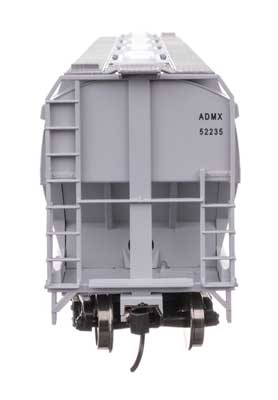 WalthersMainline 60' NSC 5150 3-Bay Covered Hopper (910-7738) | Archer-Daniels-Midland ADM #52285 | HO Scale