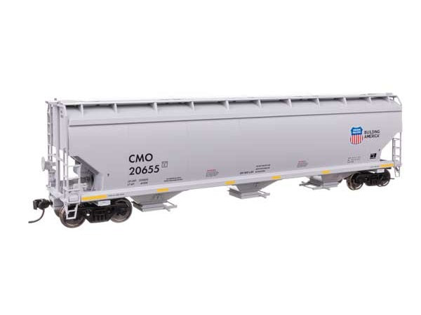 WalthersMainline 60' NSC 5150 3-Bay Covered Hopper (910-7747) | Union Pacific #20643 | HO Scale