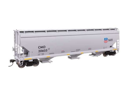 WalthersMainline 60' NSC 5150 3-Bay Covered Hopper (910-7747) | Union Pacific #20643 | HO Scale