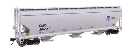 WalthersMainline 60' NSC 5150 3-Bay Covered Hopper (910-7747) | Union Pacific #20643 | HO Scale