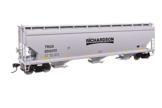 WalthersMainline 60' NSC 5150 3-Bay Covered Hopper (910-7752) | Richardson TRGX #855060 | HO Scale