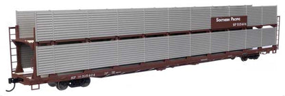 WalthersMainline (910-8125) | 89' Flatcar w/ Bi-Level w/ Shielded Auto Rack | Southern Pacific #515404 | HO Scale