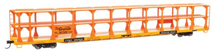 WalthersMainline (910-8205) | 89' Flatcar w/ Tri-Level Open Auto Rack | Denver & Rio Grande Western(TM) TTKX #802548 | HO Scale