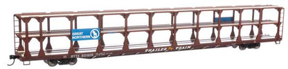 WalthersMainline (910-8209) | 89' Flatcar w/ Tri-Level Open Auto Rack | Great Northern RTTX #501905 | HO Scale