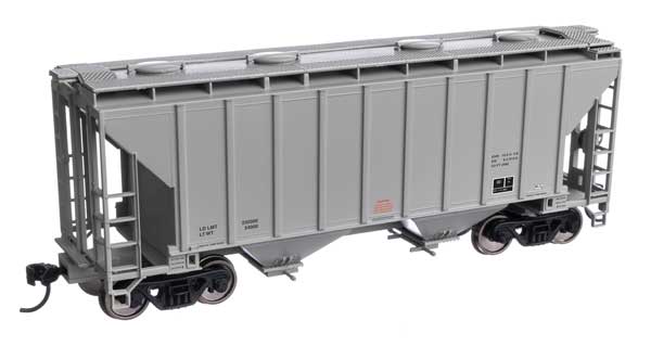 WalthersMainline (910-8501) | 37' 2980 Cubic-Foot 2-Bay Covered Hopper | Data Only | HO Scale