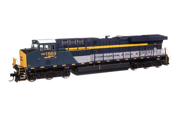 WalthersMainline GE ES44AC Evolution Series GEVO (910-10226) | CSX #1869 | C&O Heritage | Standard DC | HO Scale