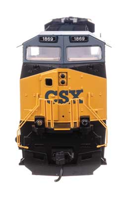 WalthersMainline GE ES44AC Evolution Series GEVO (910-10226) | CSX #1869 | C&O Heritage | Standard DC | HO Scale