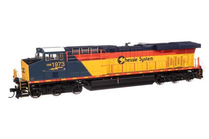 WalthersMainline GE ES44AC Evolution Series GEVO (910-10228) | CSX #1973 | Chessie System Heritage | Standard DC | HO Scale