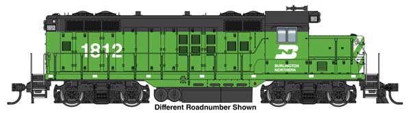 WalthersMainline (910-10507) | EMD GP9 Phase II w/ Chopped Nose | Burlington Northern #1813 | Standard DC | HO Scale [PRE-ORDER]
