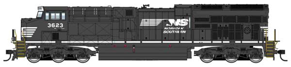 Walthers Mainline (910-10809) | GE ET44AC Evolution Series GEVO Tier 4 | Norfolk Southern #3623 | Standard DC | HO Scale [PRE-ORDER]