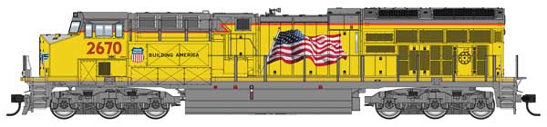 Walthers Mainline (910-20811) | GE ET44AC Evolution Series GEVO Tier 4 | Union Pacific #2686 | DCC & Sound | HO Scale [PRE-ORDER]