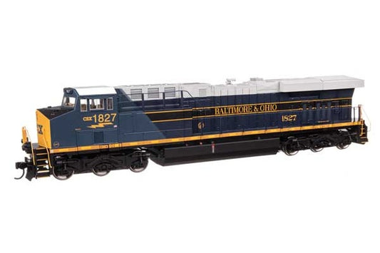 WalthersMainline GE ES44AC Evolution Series GEVO (910-20225) | CSX #1827 | B&O Heritage | DCC | ESU LokSound | HO Scale