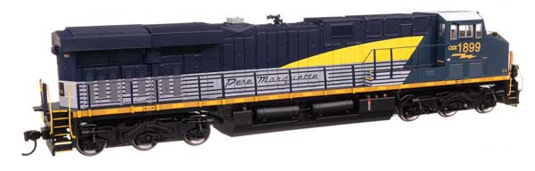 WalthersMainline GE ES44AC Evolution Series GEVO (910-20227) | CSX #1899 | Pere Marquette & Ohio Heritage | DCC | ESU LokSound | HO Scale