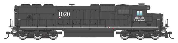 WalthersMainline EMD SD70 (910-21026) | Illinois Central #1020 | DCC | ESU LokSound | HO Scale [PRE-ORDER]