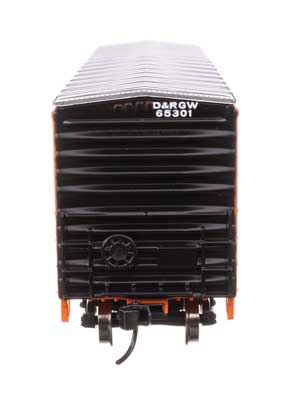 WalthersMainline | 50' Waffle Side Boxcar | Denver & Rio Grande Western(TM) #65301 | Youngstown Door | HO Scale