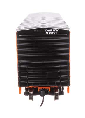 WalthersMainline | 50' Waffle Side Boxcar | Denver & Rio Grande Western(TM) #65301 | Youngstown Door | HO Scale