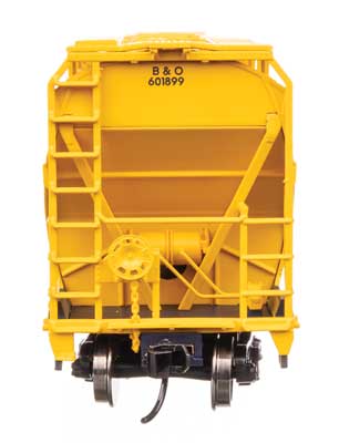 WalthersMainline ACF 5250 4-Bay Centerflow Covered Hopper - Chessie System B&O #601899 - HO Scale