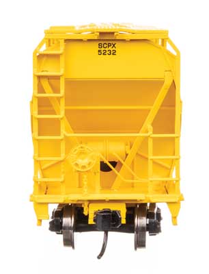 WalthersMainline ACF 5250 4-Bay Centerflow Covered Hopper - Shell Chemical #5232 - HO Scale