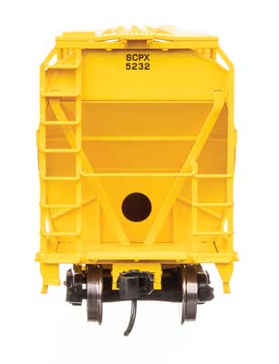 WalthersMainline ACF 5250 4-Bay Centerflow Covered Hopper - Shell Chemical #5232 - HO Scale