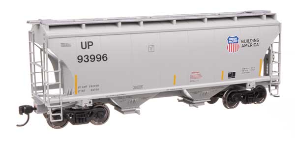 WalthersMainline 39' Trinity 3281 2-Bay Covered Hopper (910-49325) | Union Pacific #93912 | HO Scale