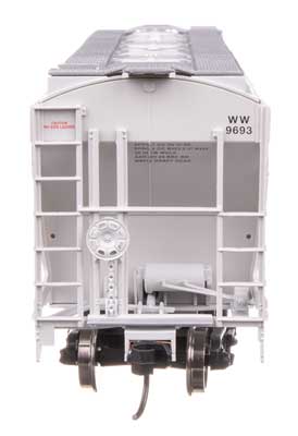WalthersMainline 39' Trinity 3281 2-Bay Covered Hopper (910-49332) | Winchester & Western #9693 | HO Scale