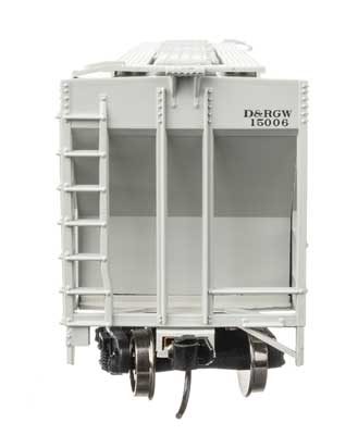WalthersMainline 50' Pullman-Standard PS2-CD 4427 3-Bay Covered Hopper - Denver & Rio Grande Western DRGW #15006 - HO Scale