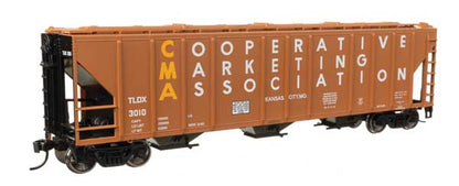 WalthersMainline (910-49422) | 50' Pullman-Standard PS2-CD 4427 3-Bay Covered Hopper | CMA TLDX #3017 | HO Scale