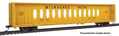 WalthersMainline (910-50741) | 72' Centerbeam Flatcar w/ Opera Windows | Milwaukee Road #63051 | HO Scale [PRE-ORDER]