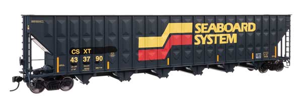 WalthersProto (910-56374) | 73' Greenville 7,000 Cu Ft Wood Chip Hopper | CSX #433545 | Patched Seaboard System SBD | HO Scale [PRE-ORDER] (Copy)