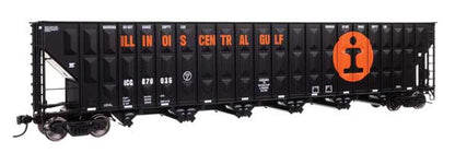 WalthersProto (910-56380) | 73' Greenville 7,000 Cu Ft Wood Chip Hopper | Illinois Central Gulf #870035 | HO Scale [PRE-ORDER]