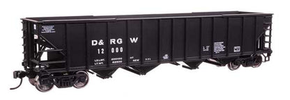 WalthersMainline 50' 100-Ton 4-Bay Hopper - Denver & Rio Grande Western(TM) #12000 - HO Scale