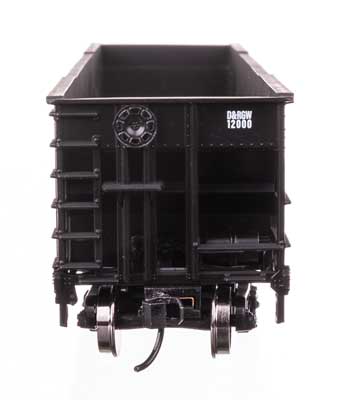 WalthersMainline 50' 100-Ton 4-Bay Hopper - Denver & Rio Grande Western(TM) #12000 - HO Scale