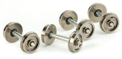 WalthersProto 36" Turned Metal RP-25 Wheelsets with Metal Axles - Pkg of 100 - HO Scale