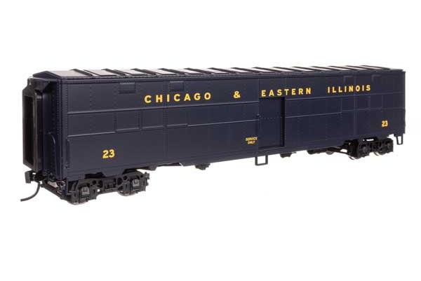 WalthersProto (920-10830) | CBQ-Style Express Boxcar Troop Kitchen Conversion | Chicago & Eastern Illinois #24 | HO Scale