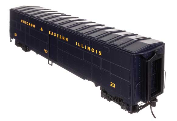 WalthersProto (920-10830) | CBQ-Style Express Boxcar Troop Kitchen Conversion | Chicago & Eastern Illinois #24 | HO Scale