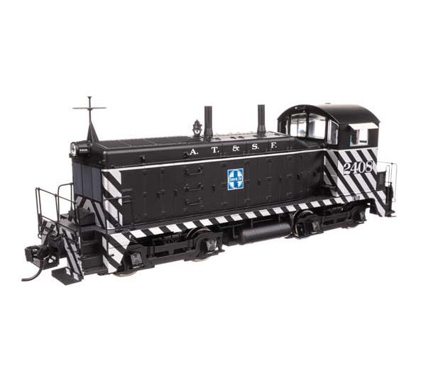 WalthersProto EMD NW2 | Atchison, Topeka & Santa Fe ATSF #2408 | Zebra Stripes | DCC | ESU(R) LokSound | HO Scale