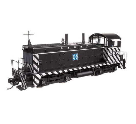 WalthersProto EMD NW2 | Atchison, Topeka & Santa Fe ATSF #2408 | Zebra Stripes | DCC | ESU(R) LokSound | HO Scale