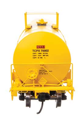 WalthersProto 40' Trinity 14,000 Gallon Molten Sulfur Tank Car - TCPX #70002 - HO Scale