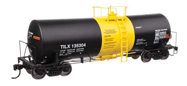 WalthersProto 40' Trinity 14,000 Gallon Molten Sulfur Tank Car - Trinity Leasing #135304 - HO Scale