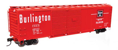 WalthersProto 50' AAR Double-Door Boxcar - Chicago, Burlington & Quincy CB&Q #48522 - HO Scale