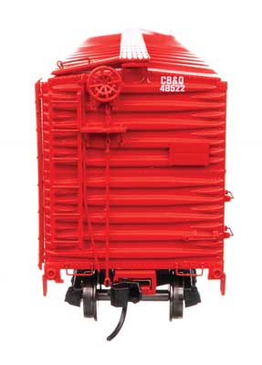 WalthersProto 50' AAR Double-Door Boxcar - Chicago, Burlington & Quincy CB&Q #48522 - HO Scale