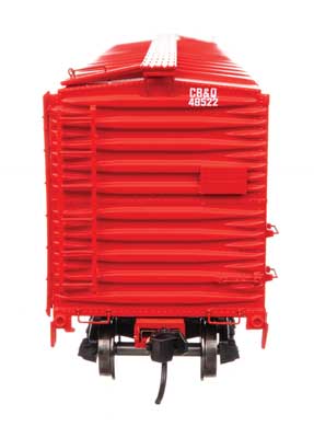 WalthersProto 50' AAR Double-Door Boxcar - Chicago, Burlington & Quincy CB&Q #48522 - HO Scale