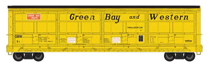 WalthersProto (920-101947) | 56' Thrall All-Door Boxcar | Green Bay & Western #51 | HO Scale [PRE-ORDER]
