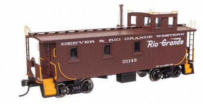 WalthersProto 30' GTW Style Wood Caboose with Offset Coupola - Denver & Rio Grande Western(TM) D&RGW #01148 - HO Scale