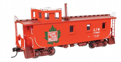 WalthersProto 30' GTW Style Wood Caboose with Offset Coupola - Grand Trunk Western (Early) #77946 - HO Scale