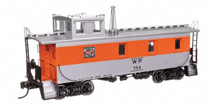 WalthersProto 30' GTW Style Wood Caboose with Offset Coupola - Western Pacific(TM) #754 - HO Scale